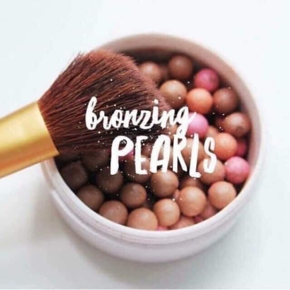 Bronzing pearls gives you a beautiful golden tone